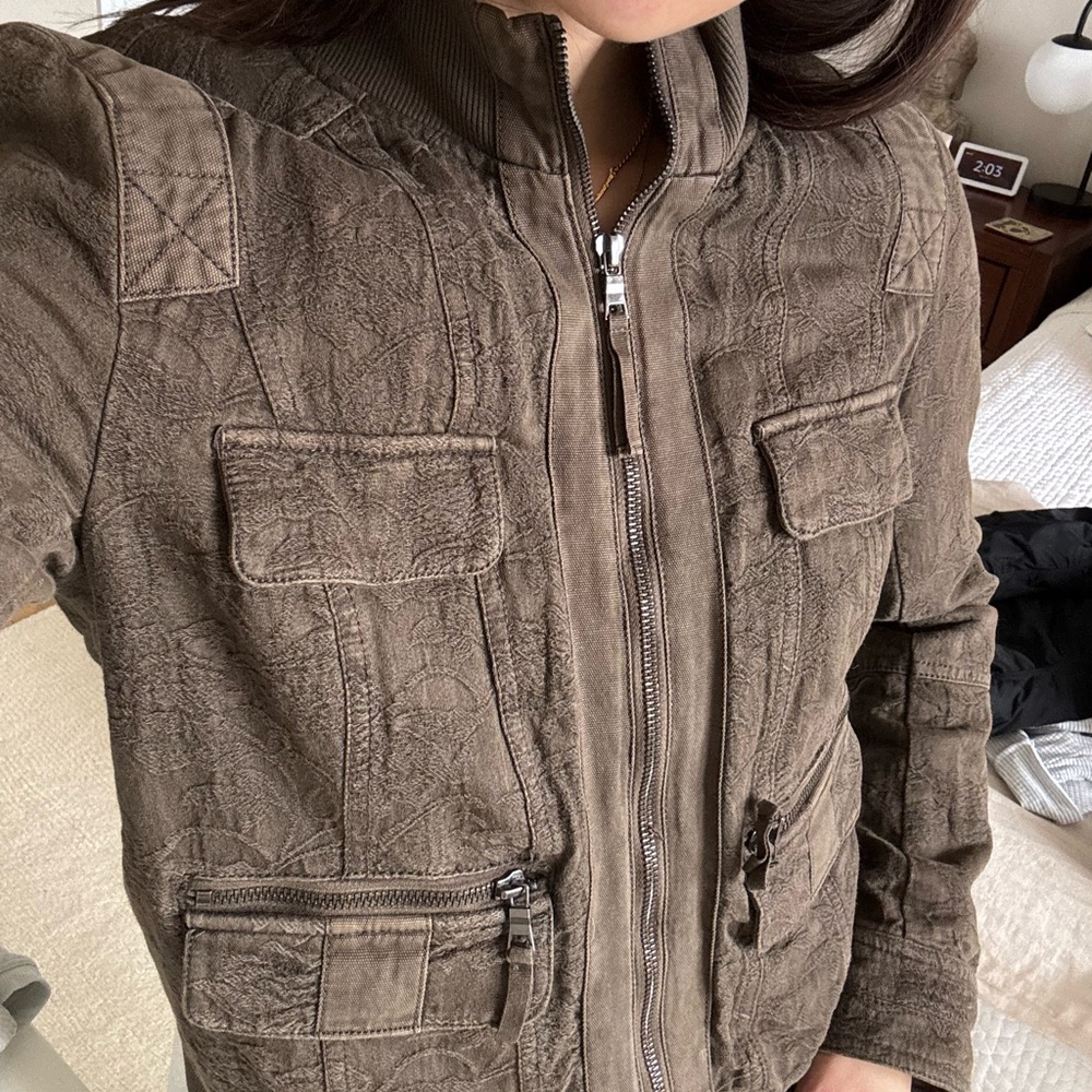 Anthro women’s brown jacket